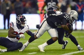 La crónica en imágenes del Texans-Raiders en el Azteca