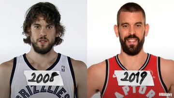 As¨ª han cambiado las estrellas de la NBA desde su a?o de rookie