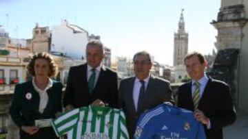 Betis y Real Madrid presentaron sus camisetas.