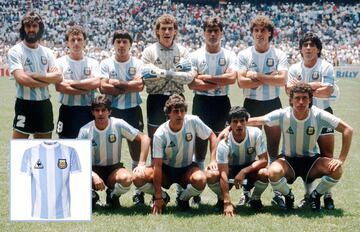 La mítica albiceleste del 86, testigo de la victoria de Argentina en el Mundial de México.