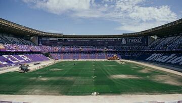Empezaron las obras para retirar el foso en el José Zorrilla.