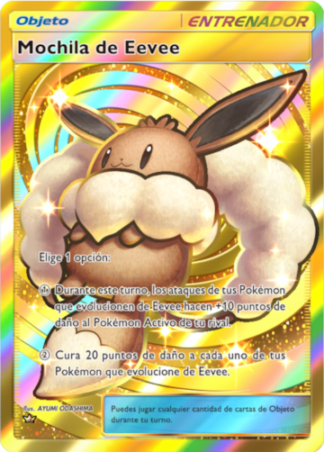pokemon tcg pocket arboleda de eevee mejores cartas mochila de eevee