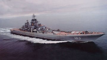 The flagship of the Russian Navy, Pyotr Veliky or 'Peter the Great', is the largest operational warship in the world that isn’t an aircraft carrier.