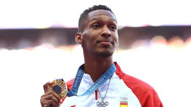 El salto olímpico del atletismo