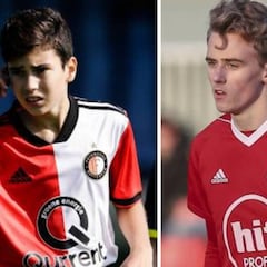 El cielo y el infierno de los hijos de Van Persie y Bergkamp