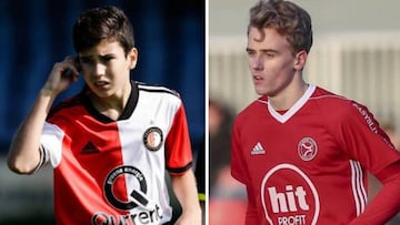 El cielo y el infierno de los hijos de Van Persie y Bergkamp