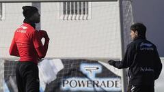 Marcelino y Kanouté no están en sintonía