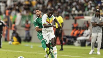 Sabaly, durante el encuentro con Senegal.