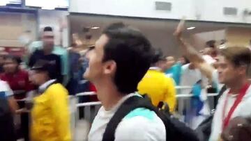 Así fue el masivo recibimiento a la Católica en el aeropuerto