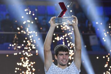 Carlos Alcaraz campeón de la Next Gen ATP Finals.