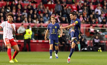 Gol de Koke Resurrección para poner el primer tanto en el marcador en Montilivi.