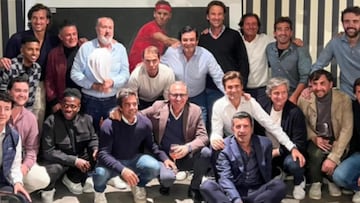 Cena de campeones: de Rafa Nadal y Vinicius, a Figo y Alejandro Sanz