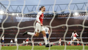 Beller&iacute;n, con el Arsenal. 