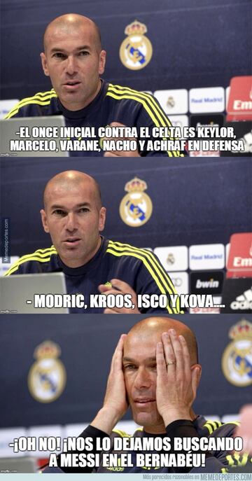 Los memes más divertidos del Celta-Real Madrid