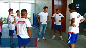 La especial visita a la U: niños de Mendoza entrenaron en el CDA