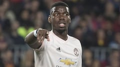 Pogba, en el partido contra el Barcelona.