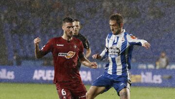 Fede Cartabia, en un partido con el Deportivo.