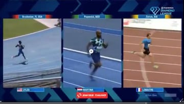 La carrera de Noah Lyles que por un error destrozó récord de Bolt