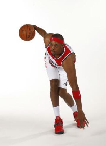 Paul Pierce, con los Washigton Wizards, su tercer equipo en la NBA.