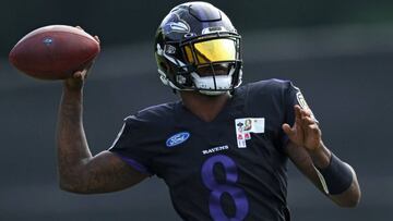 El estratega del M&T Bank Stadium, John Harbaugh, indicó que se trata de dolencias en tejido suave y que la ausencia del MVP fue como medida precautoria.