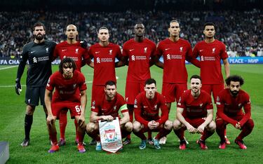 Once inicial del Liverpool.