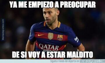 Mascherano, André Gomes y Alcácer protagonistas de los memes más divertidos