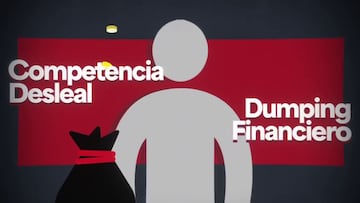Fotograma del v¨ªdeo de LaLiga contra la Superliga que ha enviado al Parlamento Europeo