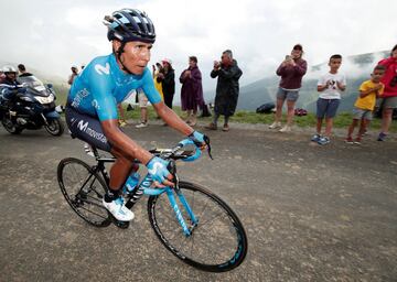 Con este triunfo el corredor del Movistar Team subió al quinto puesto de la clasificación general y está a 3'30" del líder Geraint Thomas.