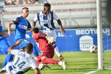 El delantero del Levante fue el encargado de marcar el primer gol de la temporada, aunque su equipo solo consiguió un empate.