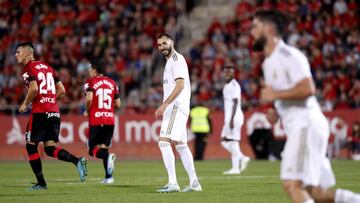 Benzema, en el Mallorca-Real Madrid de la temporada 2019-2020.