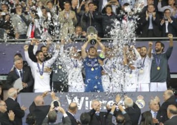 El 12 de agosto de 2014 el Real Madrid gana la Final de la Supercopa de Europa en Cardiff frentet al Sevilla 