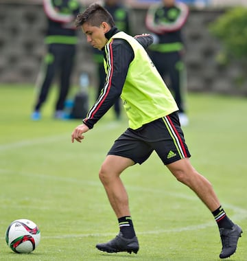 Velarde participó en 2011 con la Selección por primera vez en un partido en contra de Chile, el cual, terminó 1-0 a favor de México. Tras eso jugó en ocho ocasiones más y no ha vuelto a ser tomado en cuenta.