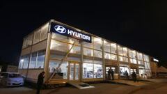 CONCESIONARIO ITINERANTE. El equipo Hyundai llevar&aacute; esta impresionante infraestructura a cada rally europeo. 
 