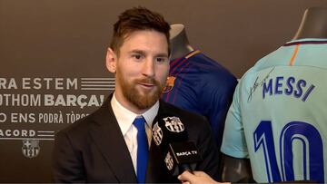 Messi: "Quiero estar siempre en el Barcelona"