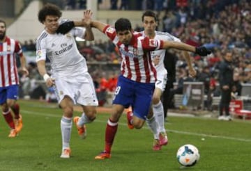 Los jugadores más duros de los Atlético de Madrid vs Real Madrid