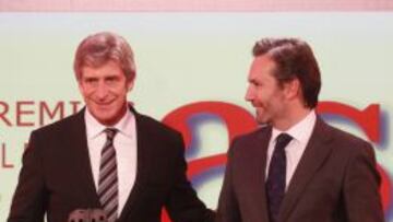 Chile festejó el Premio AS América a Manuel Pellegrini