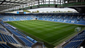 Imagen del estadio de Mendizorroza donde el Mirandés disputará varios partidos como local.