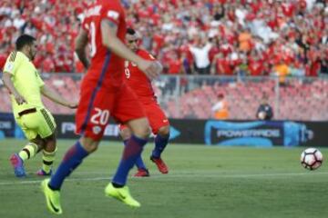 Las mejores imágenes del partido entre Chile y Venezuela