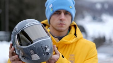 Ukrainian athlete banned from Winter Olympics for helmet protest
