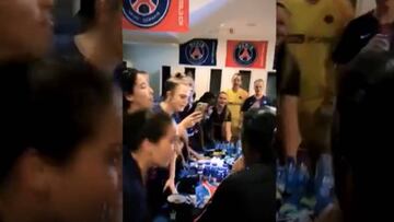 Endler participó en el clásico festejo del PSG femenino