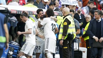 Bale, Isco y Marcelo, tres de los se&ntilde;alados que recuperaron cr&eacute;dito en el redebut de Zidane. 