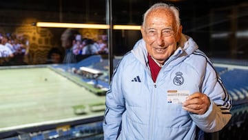 Pepe de Carlos, socio nº1 del Real Madrid.