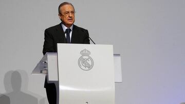 Florentino P¨¦rez: "El equipo de baloncesto nos enamora"