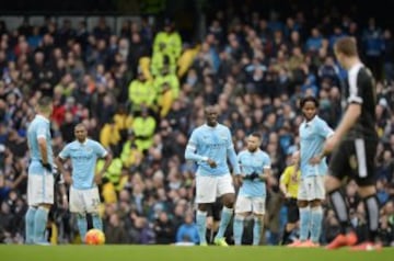 Los hinchas del City homenajean a Pellegrini