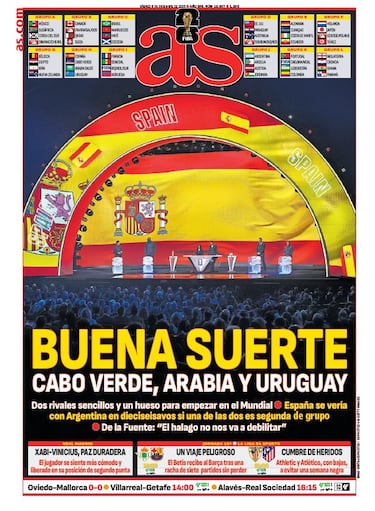 Las portadas de AS de diciembre