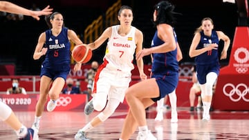 Alba Torrens, en el partido ante Serbia.