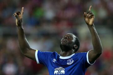 Romelu Lukaku pictured during his Everton days.