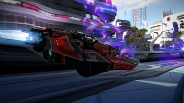 Así es la nave a escala que levita de WipeOut Omega