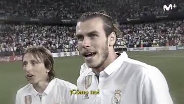 Bale y Modric no se creían que no daban el trofeo en Málaga