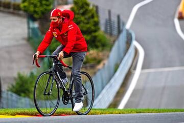 Sebastian Vettel (Ferrari). Spa-Francorchamps. F1 2020.